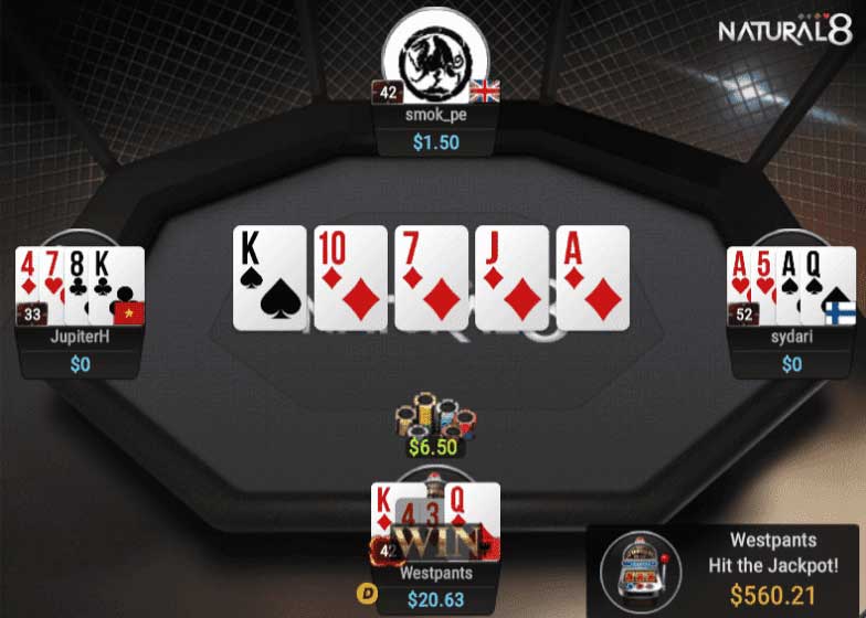 All-in or fold jackpot
