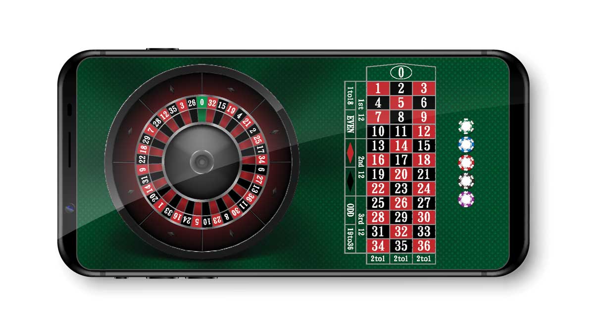 Online Roulette Wheel and Table