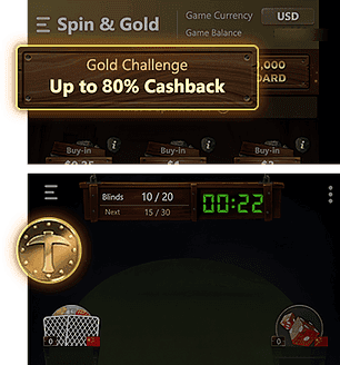 spin gold challenge opt in